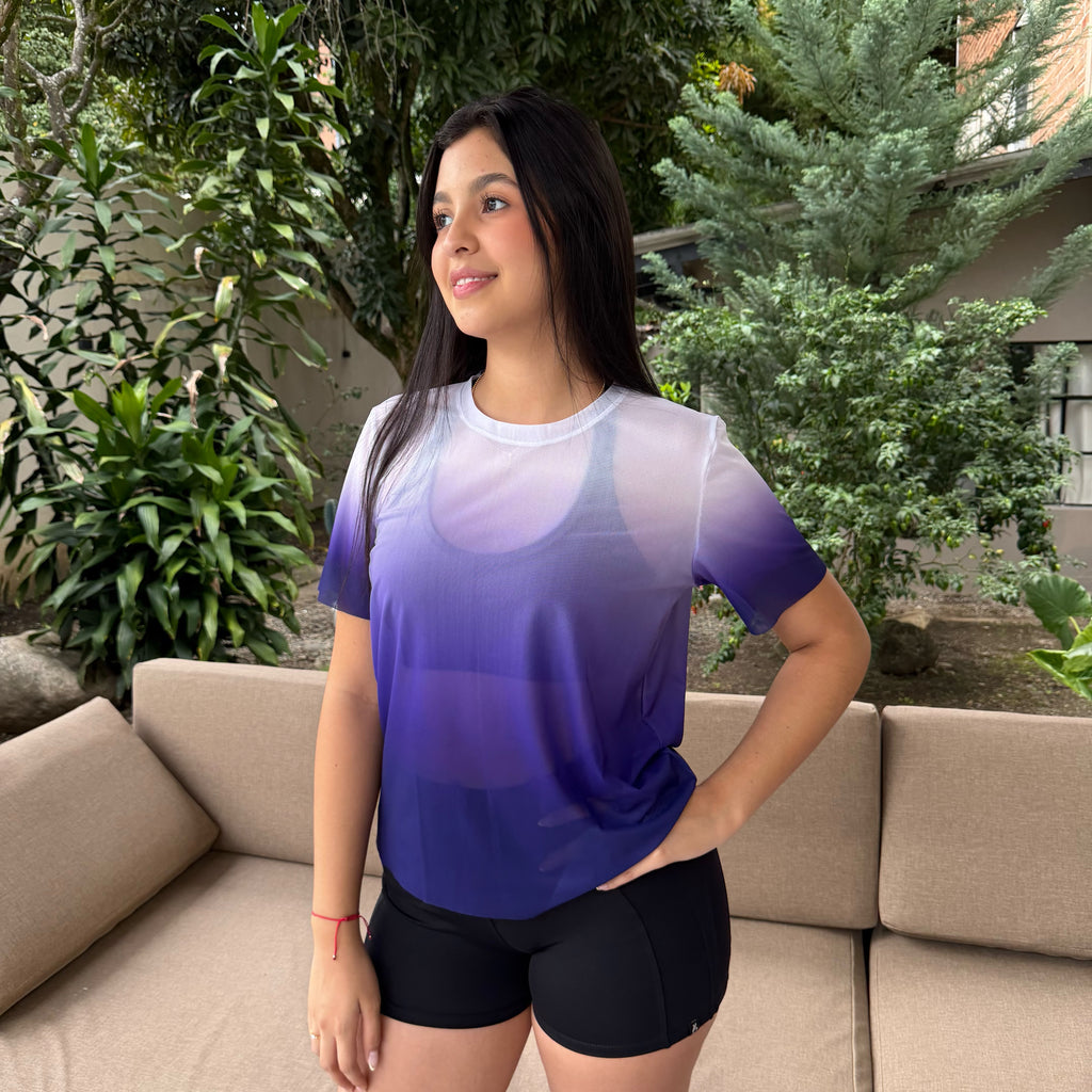 CAMISETA MALLA DAMA