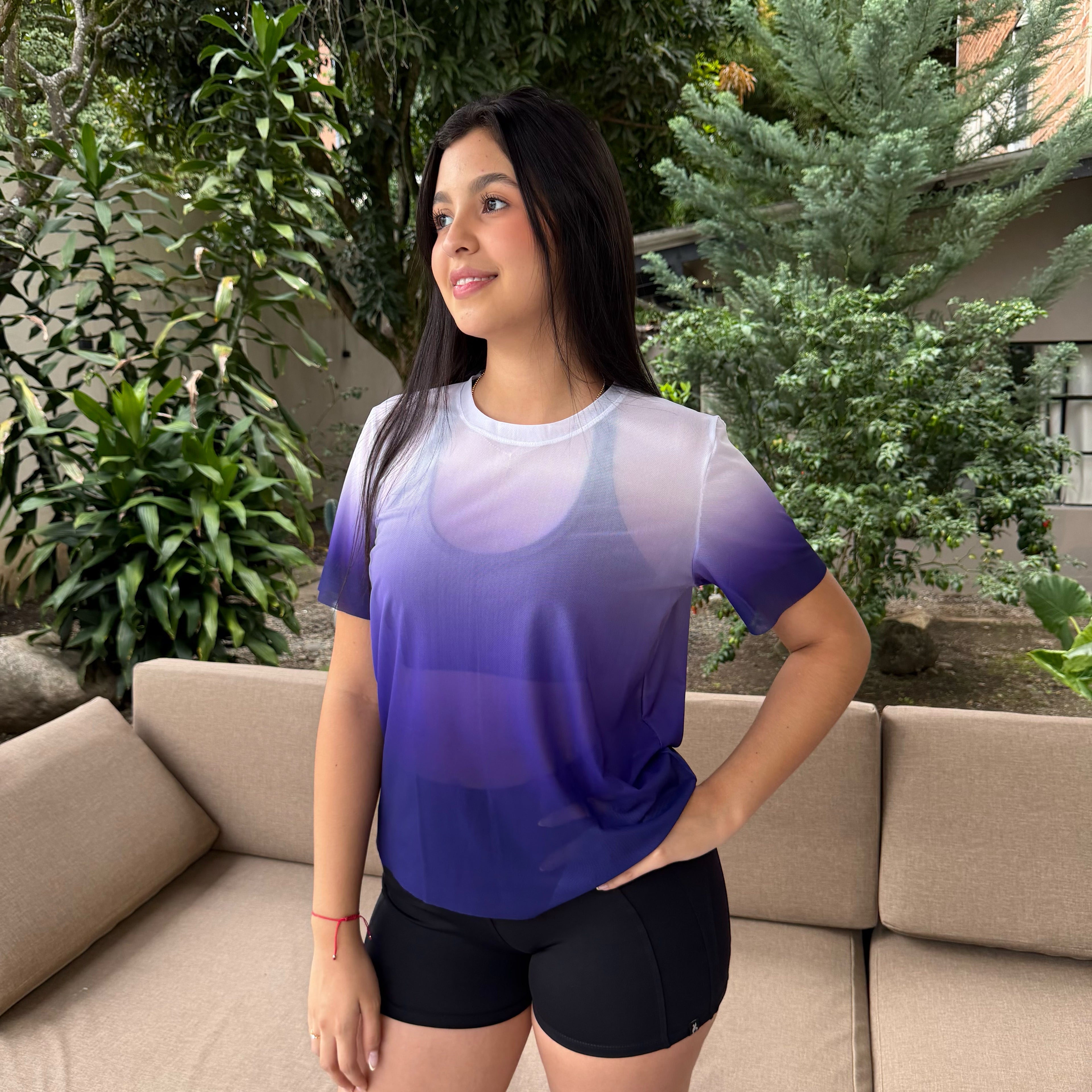CAMISETA MALLA DAMA