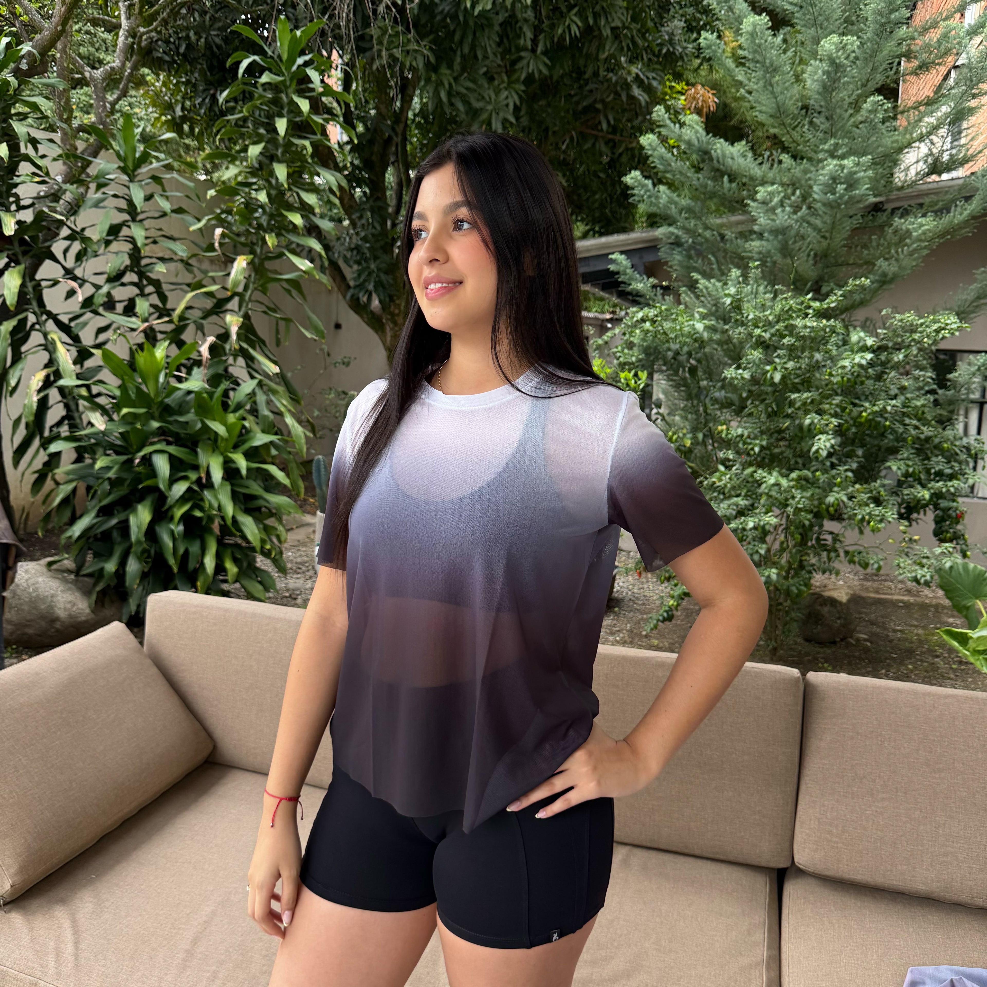 CAMISETA MALLA DAMA