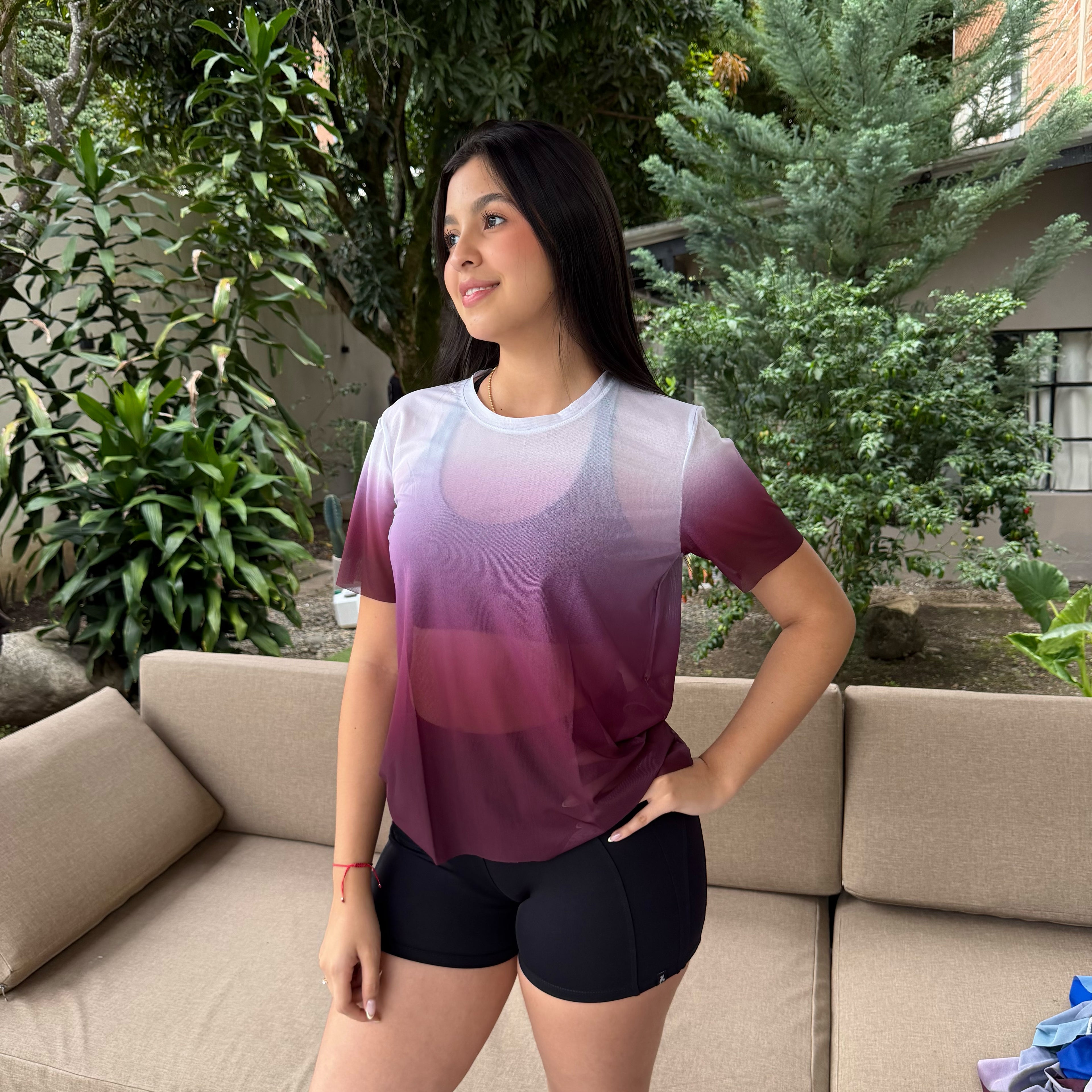 CAMISETA MALLA DAMA