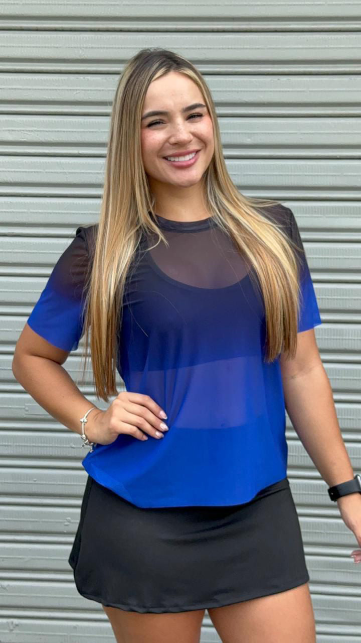 CAMISETA MALLA DAMA
