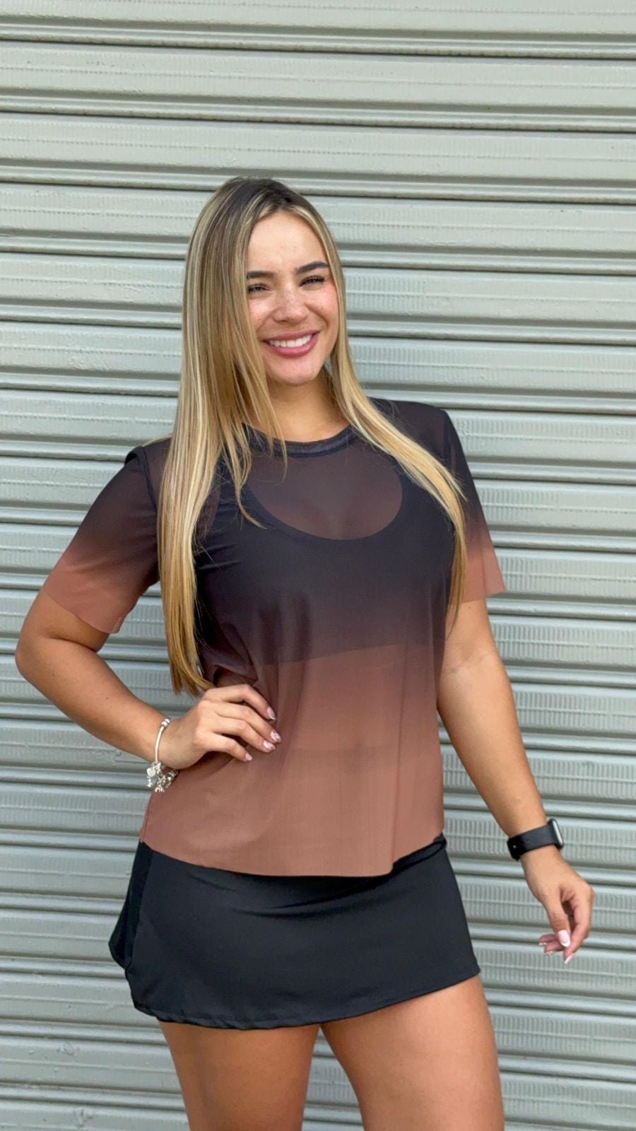 CAMISETA MALLA DAMA
